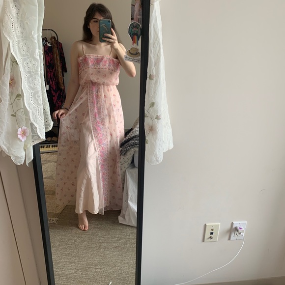 Neiman marcus ‘70s Floral Gown - Picture 6 of 10